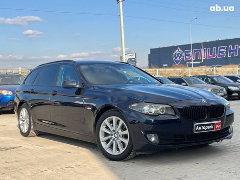 BMW 5 серия 2010 синий - фото 2