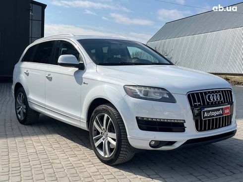 Audi Q7 2015 белый - фото 3