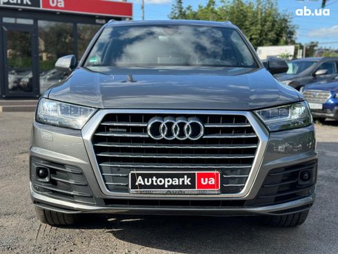Audi Q7 2017 серый - фото 2