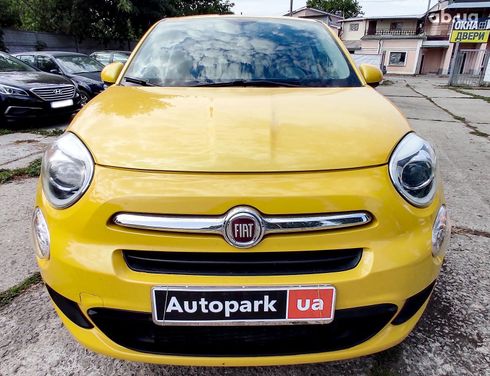 Fiat 500X 2015 желтый - фото 11