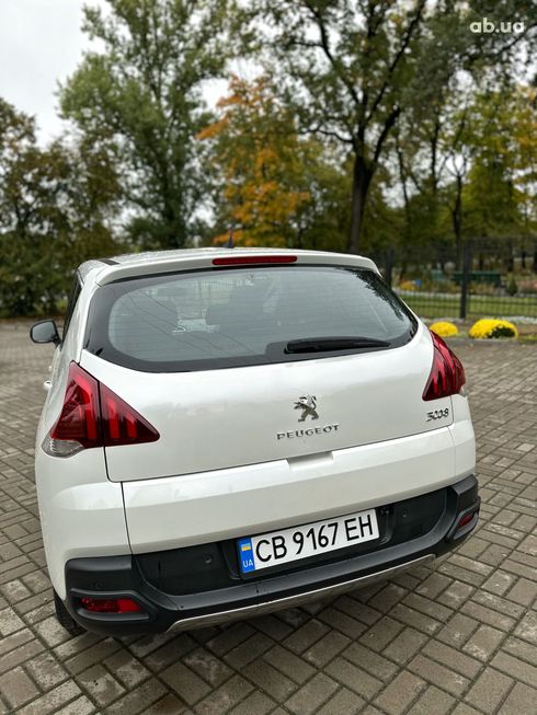 Peugeot 3008 2014 белый - фото 13