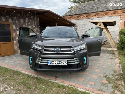 Toyota Highlander 2018 серый - фото 6