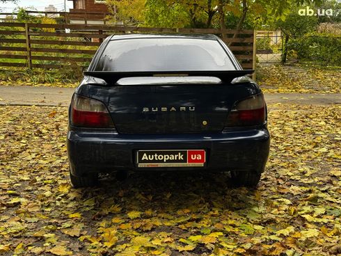 Subaru Impreza 2002 синий - фото 8