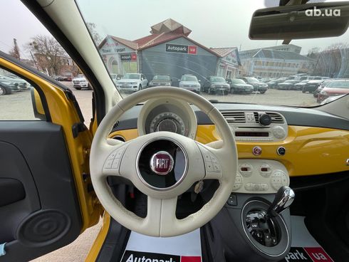 Fiat 500 2014 желтый - фото 30