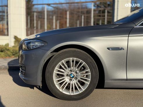 BMW 5 серия 2015 серый - фото 8