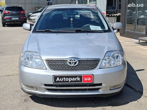 Toyota Corolla 2003 серый - фото 2