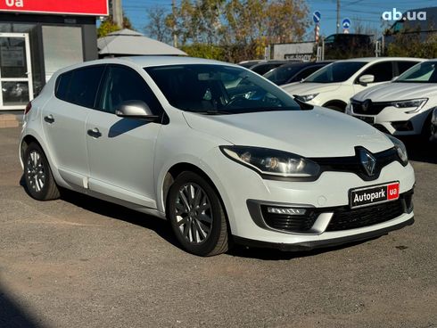 Renault Megane 2014 белый - фото 3