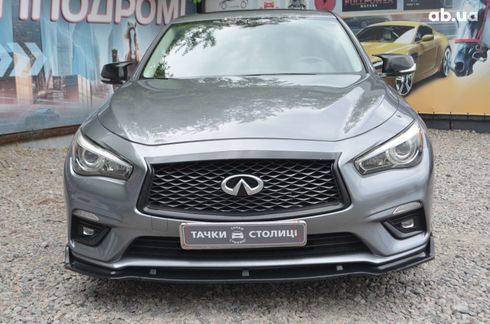 Infiniti Q50 2018 серый - фото 2