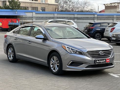 Hyundai Sonata 2016 серый - фото 3