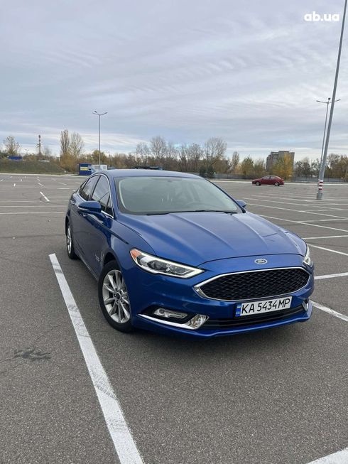 Ford Fusion 2016 синий - фото 14