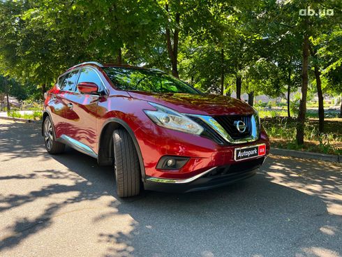 Nissan Murano 2017 красный - фото 6