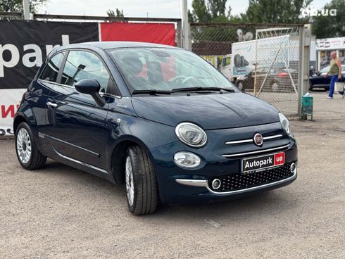 Fiat 500 2021 синий - фото 7