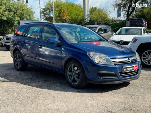 Opel Astra 2006 синий - фото 3