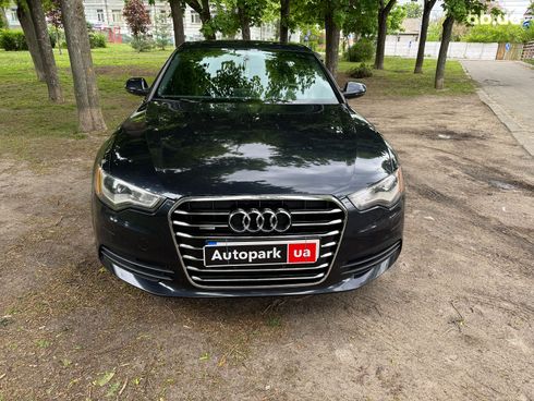 Audi A6 2014 синий - фото 3