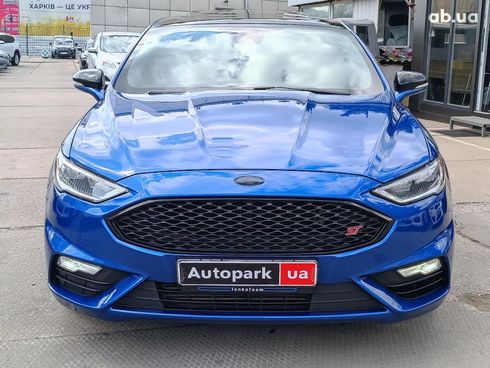 Ford Fusion 2017 синий - фото 2