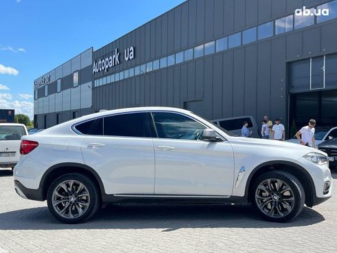 BMW X6 2015 белый - фото 4