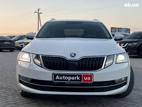 Skoda octavia a7 2018 белый - фото 2