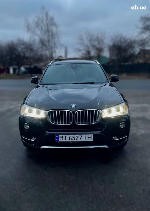 BMW X3 2017 черный - фото 3