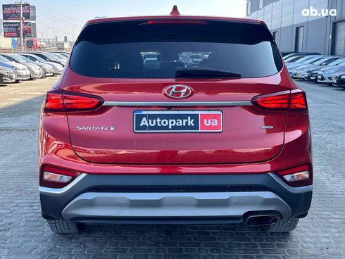 Hyundai Santa Fe 2020 красный - фото 5