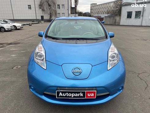 Nissan Leaf 2014 синий - фото 8