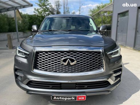 Infiniti QX80 2018 серый - фото 2