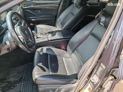 BMW 5 серия 2015 синий - фото 15