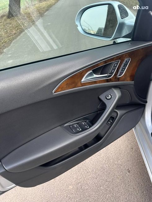Audi A6 2014 серебристый - фото 2