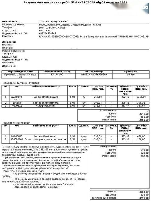 Ford Transit Connect 2019 - фото 6