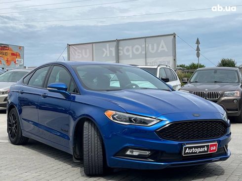 Ford Fusion 2017 синий - фото 11