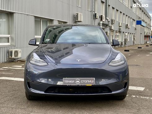 Tesla Model Y 2022 серый - фото 2