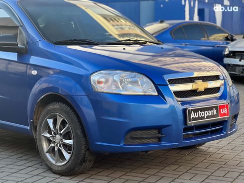 Chevrolet Aveo 2007 синий - фото 3