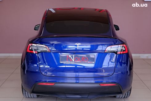 Tesla Model Y 2021 синий - фото 6