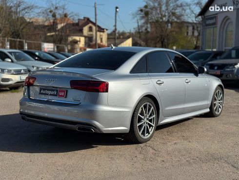Audi A6 2015 серый - фото 14