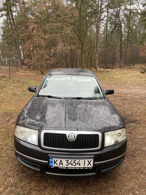 Skoda Superb 2005 черный - фото 6