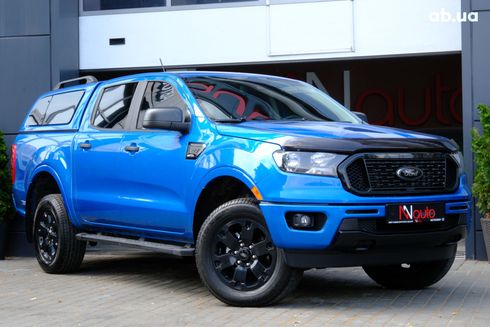 Ford Ranger 2021 синий - фото 2