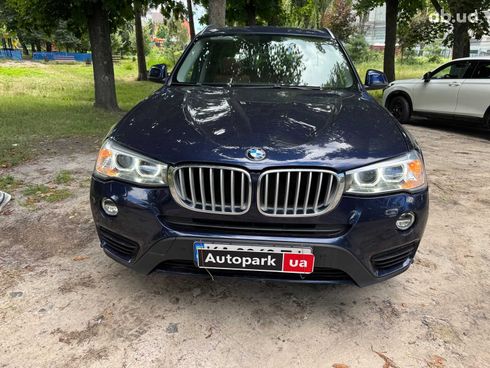 BMW X3 2016 синий - фото 5