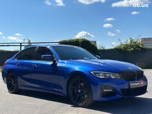 BMW 3 серия 2019 синий - фото 3