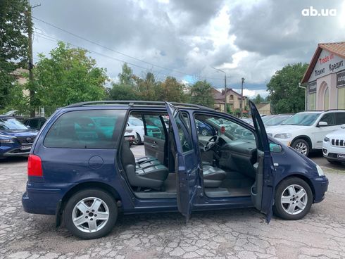 Volkswagen Sharan 2001 синий - фото 15
