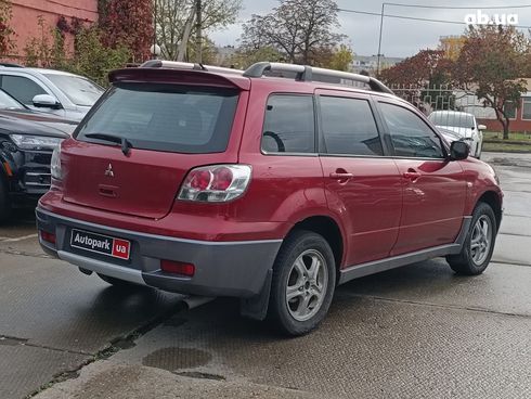 Mitsubishi Outlander 2003 красный - фото 7