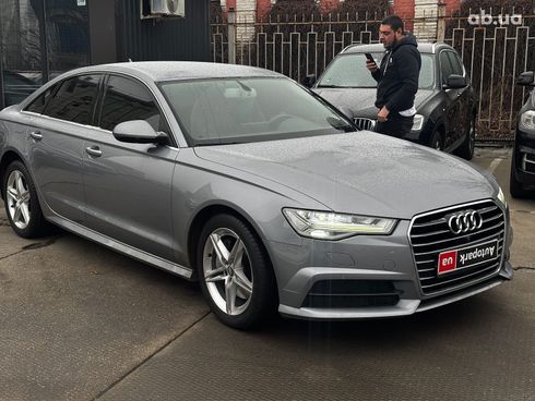 Audi A6 2016 серый - фото 9