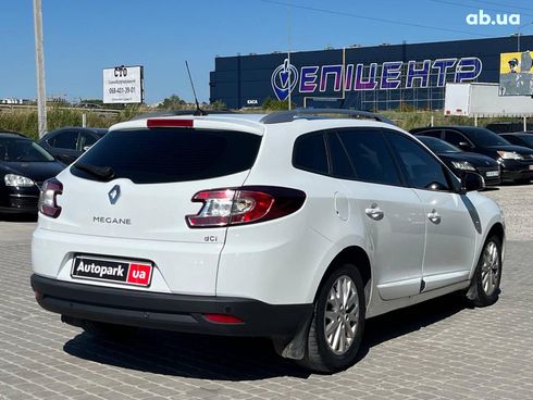 Renault Megane 2014 белый - фото 5