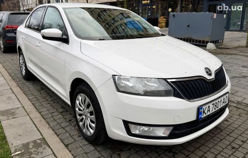 Skoda Rapid 2016 белый - фото 2
