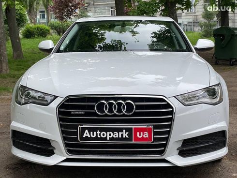 Audi A6 2017 белый - фото 2