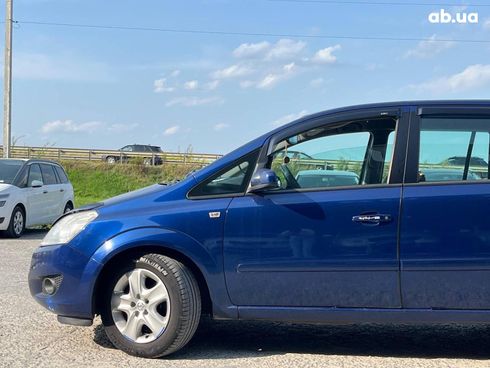 Opel Zafira 2008 синий - фото 7