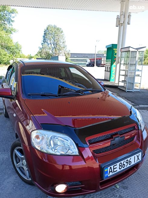 Chevrolet Aveo 2008 красный - фото 3