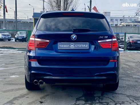 BMW X3 2014 синий - фото 6