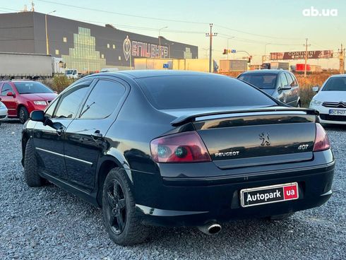 Peugeot 407 2005 черный - фото 7