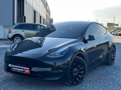 Tesla Model Y 2022 черный - фото 2