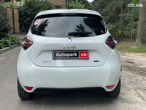 Renault Zoe 2021 белый - фото 7