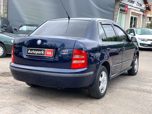 Skoda Fabia 2002 синий - фото 5